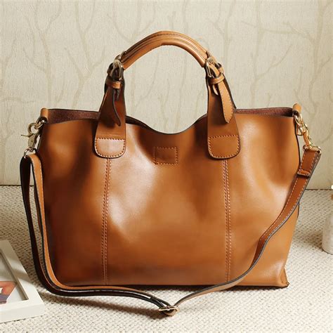 large leather handbag|genuine leather large handbags.